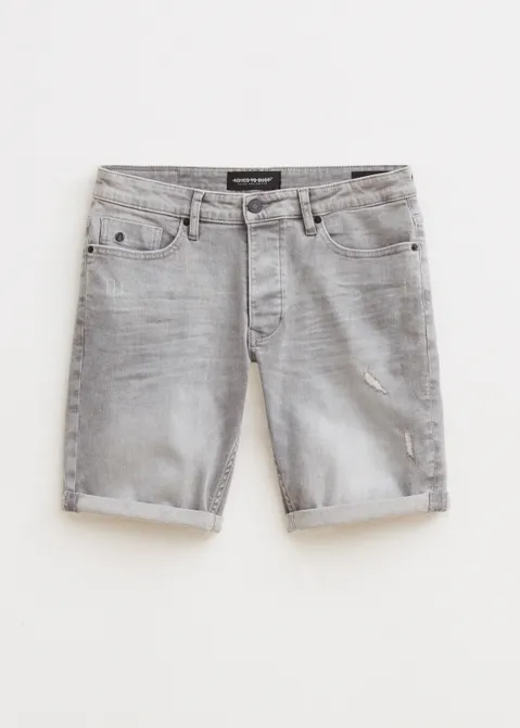Skinny korte broek grijs (GRS.UL)