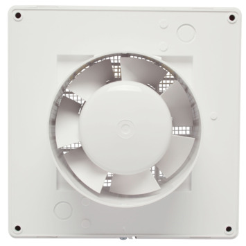 Sanivesk inbouwventilator Standaard met timer wit Ø 100 mm