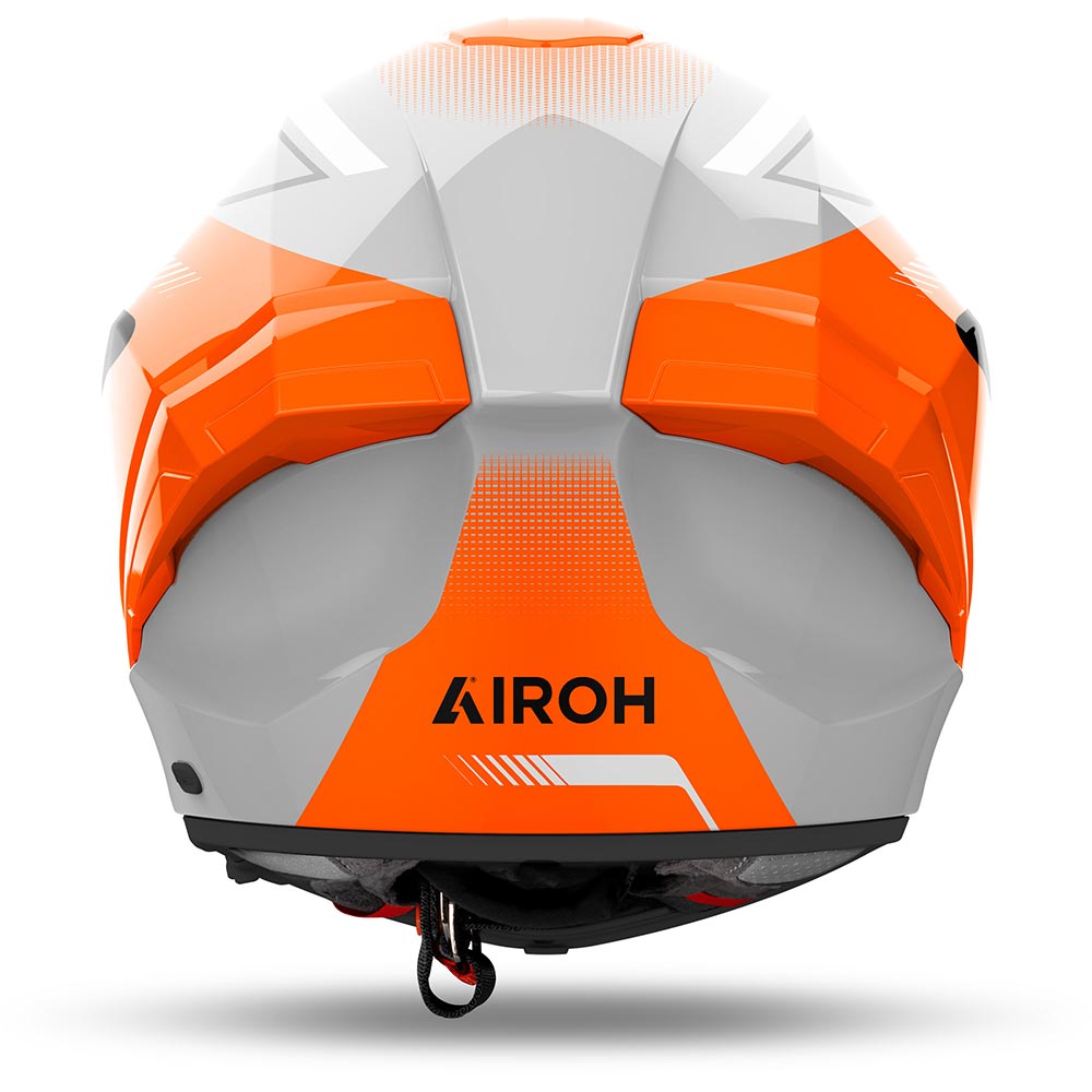 Airoh - Casque Matryx Wide Orange / Noir / Gris / Brillant