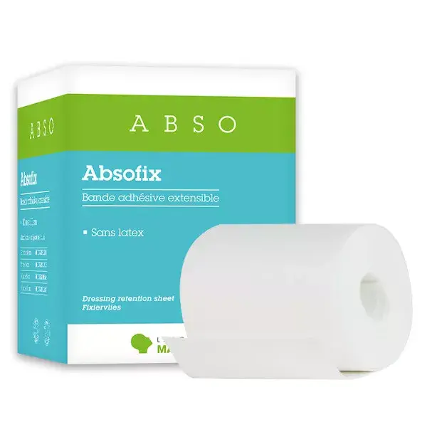 Fita adesiva elástica Absofix da Marque Verte, 10 m x 5 cm