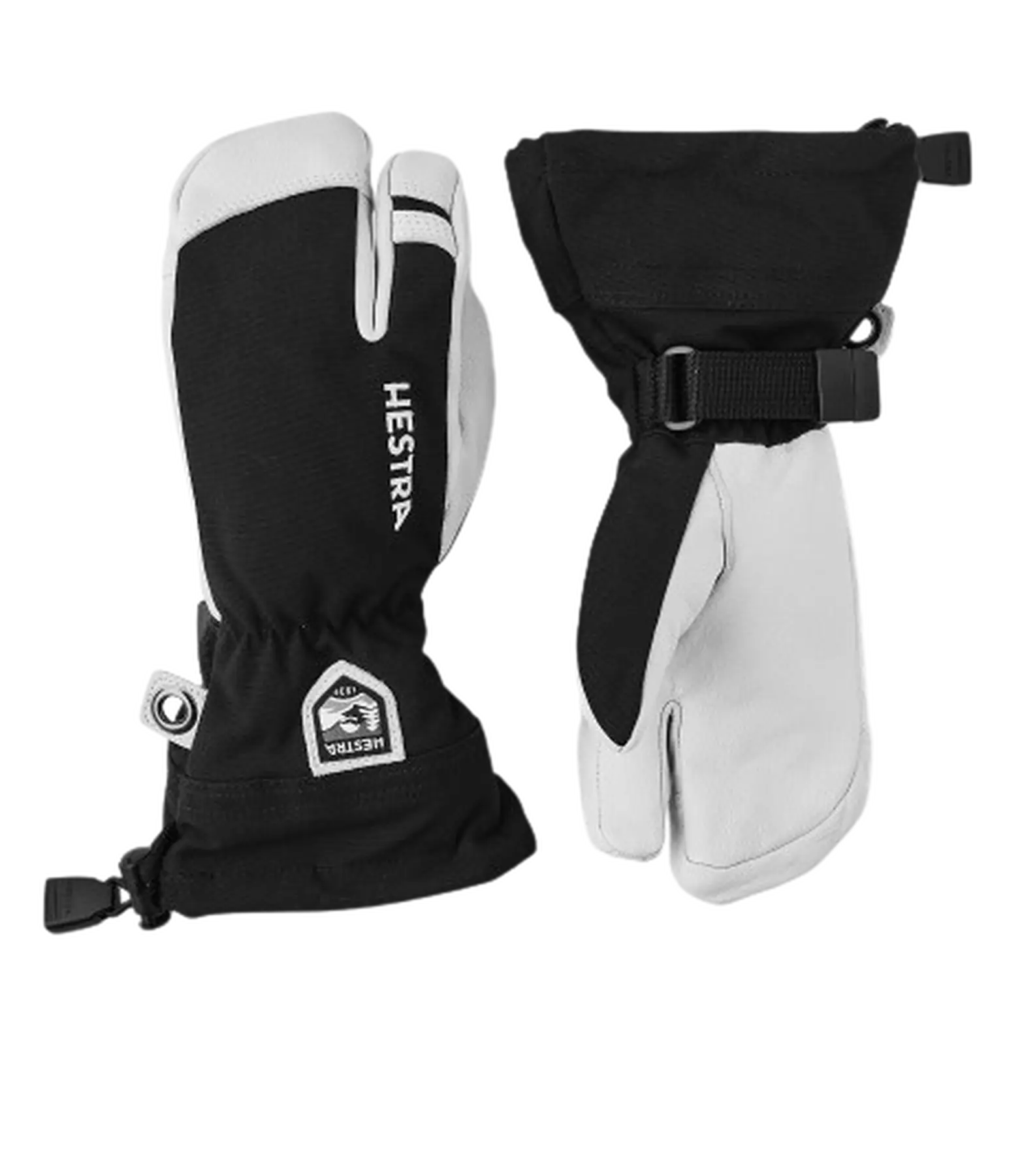 Hestra Army Leather Heli Ski Jr 3 Finger Handsker