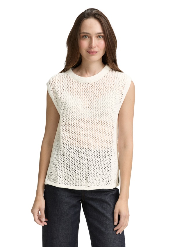 TOM TAILOR Pullunder , mit Strickmuster