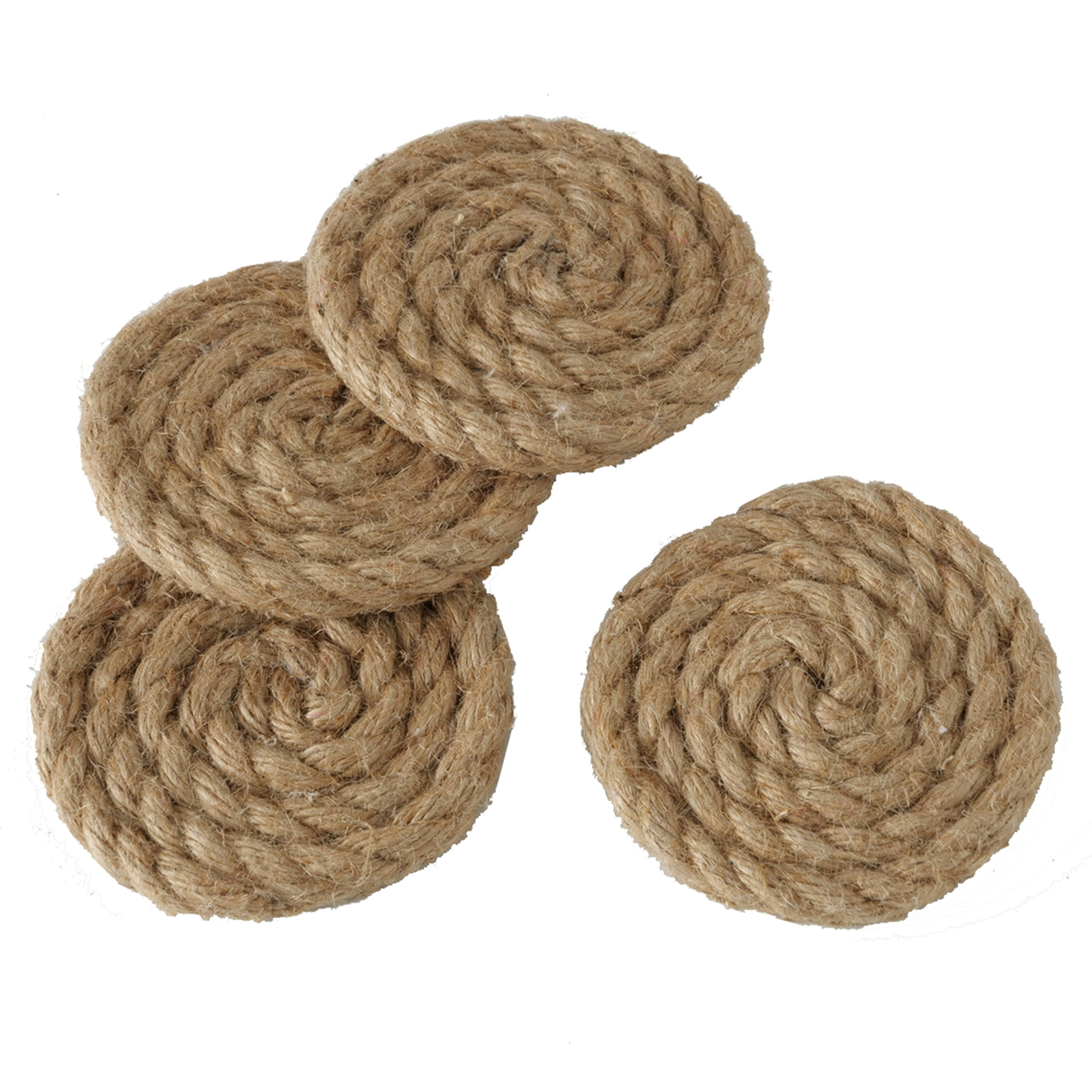Untersetzer - natur - Jute - 4-teilig
