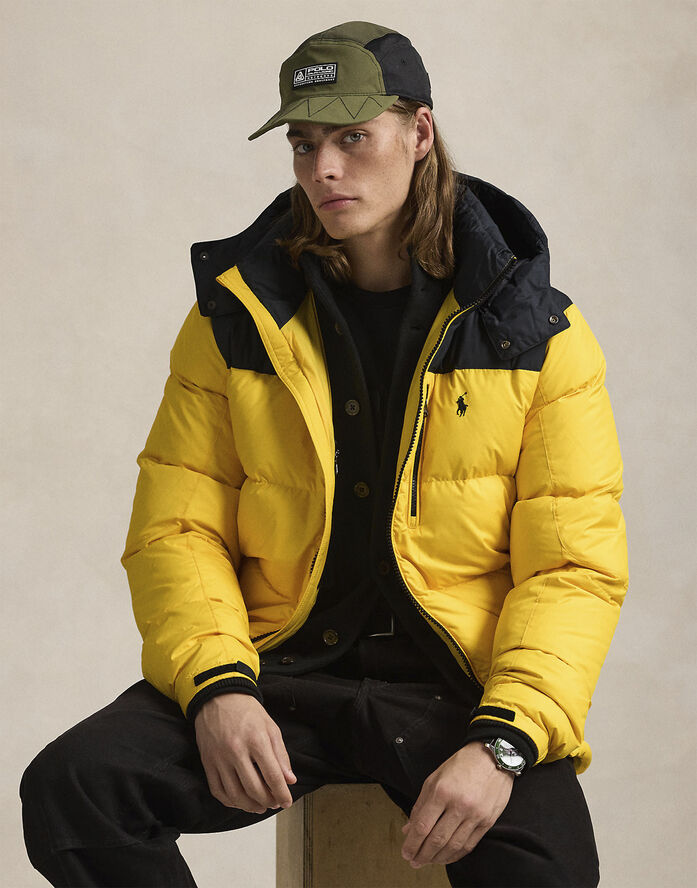Polo Ralph Lauren RECYCLED POLYESTER-EL CAP JACKET Yellowfin/polo black