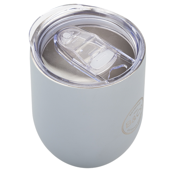Trinkbecher Rubberised 350ML Grey