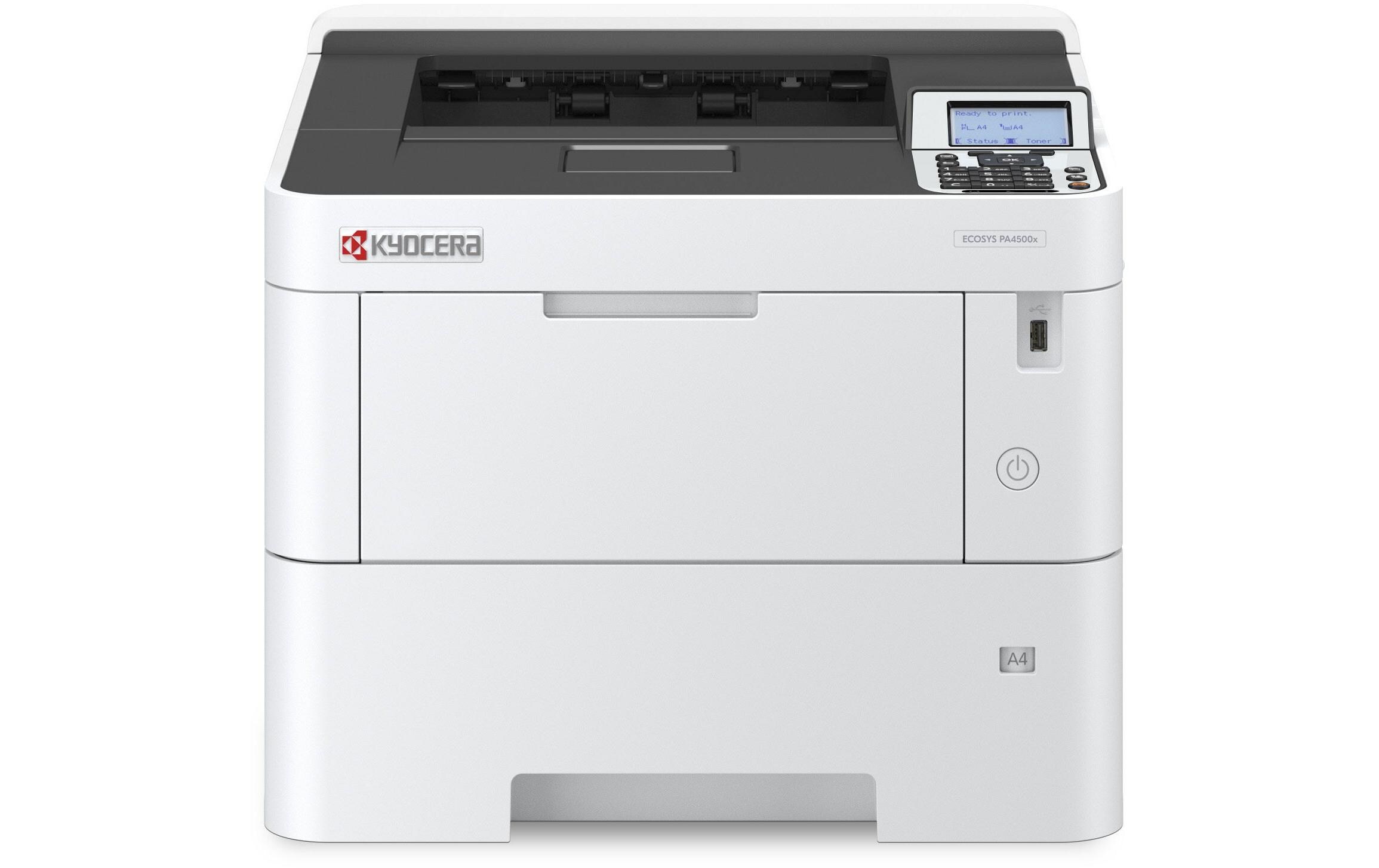 Drucker ECOSYS PA4500X<br>Netzwerkfähiger Monolaser-Drucker mit Duplexeinheit