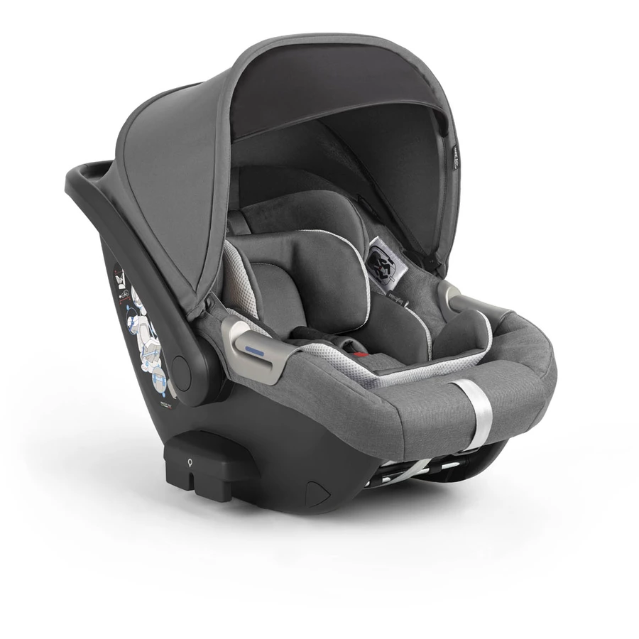 Inglesina Kombikinderwagen Aptica Darwin Kensington Grey Gestell Grafite