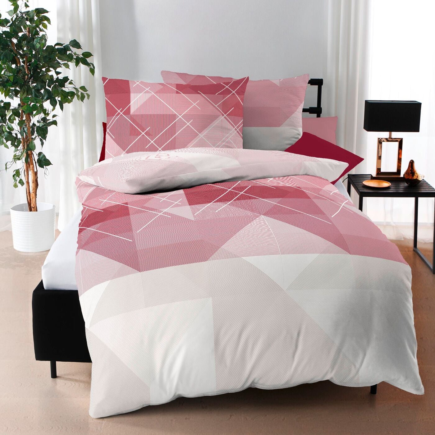 KaeppelSatin Bettwäsche «Linear»