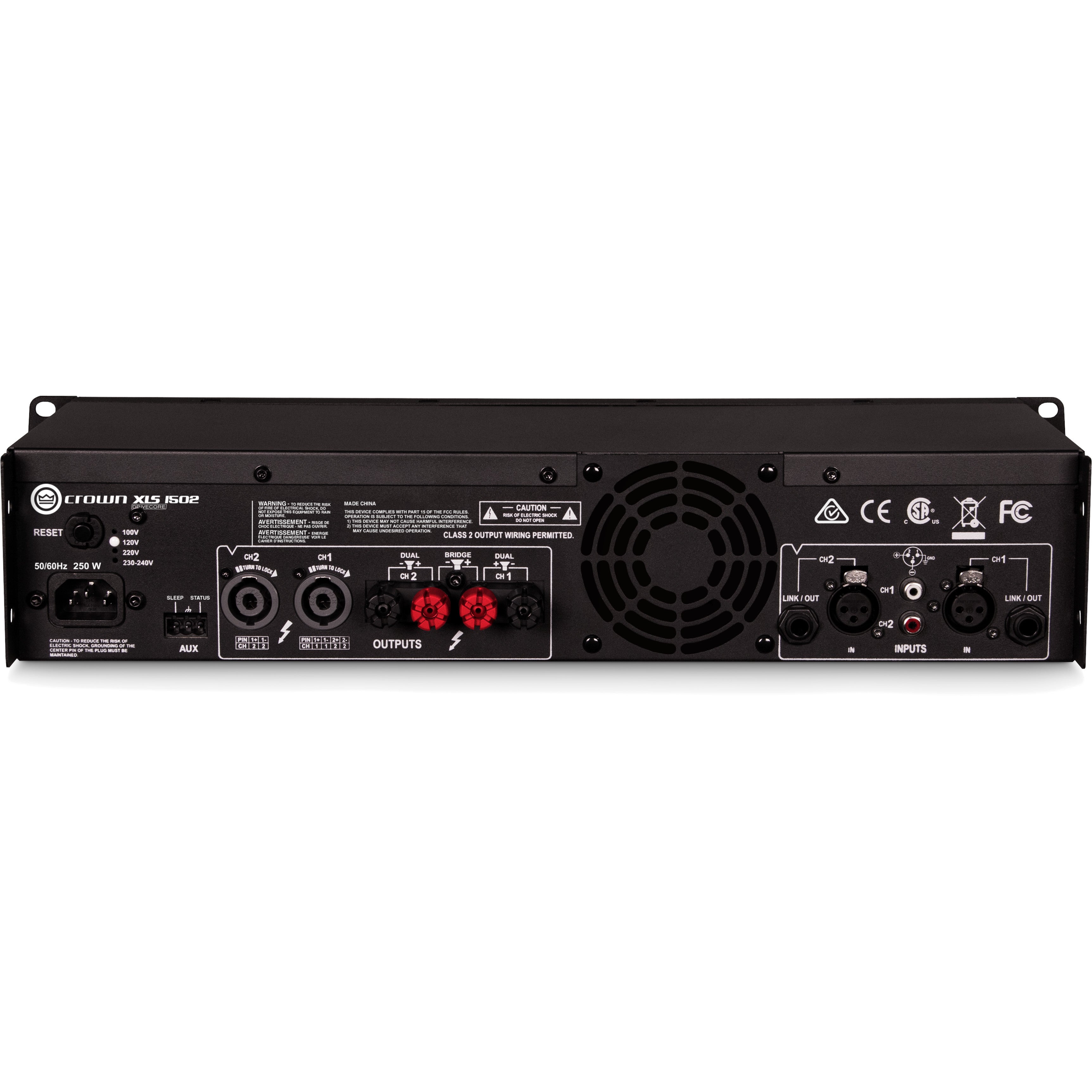 Crown DriveCore XLS 1502 PA versterker