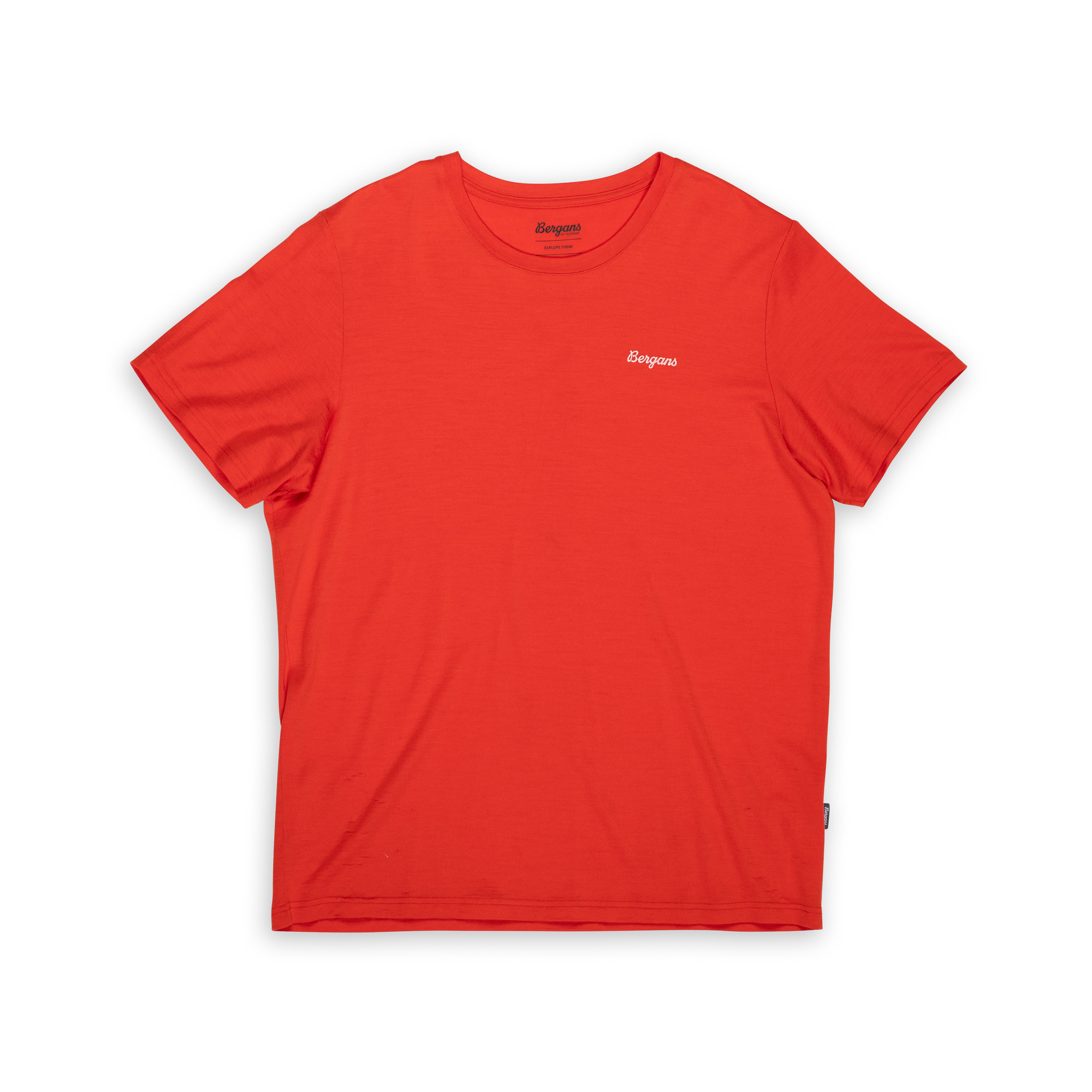 Rabot Emblem Wool Tee Men Lava