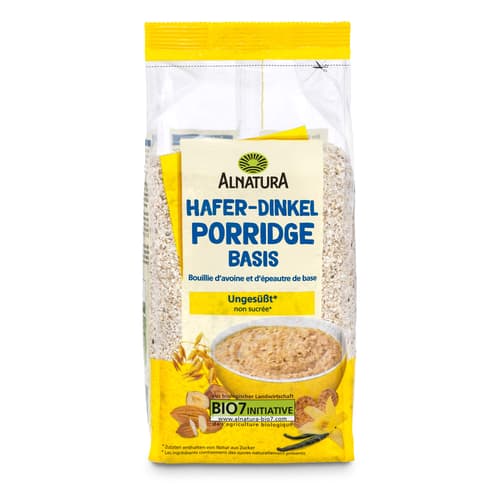 Alnatura BIO Hafer-Dinkel Porridge Basis