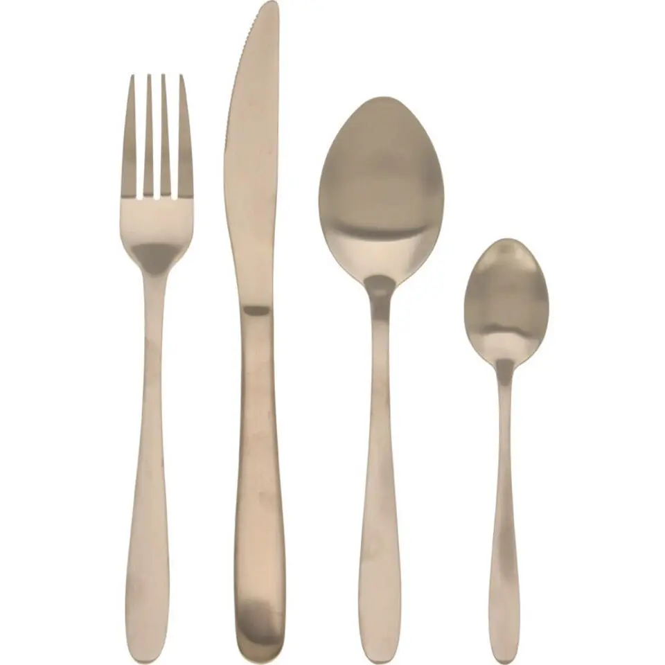Excellent Houseware Bestekset - 39-delig - zilver - RVS - 6 personen