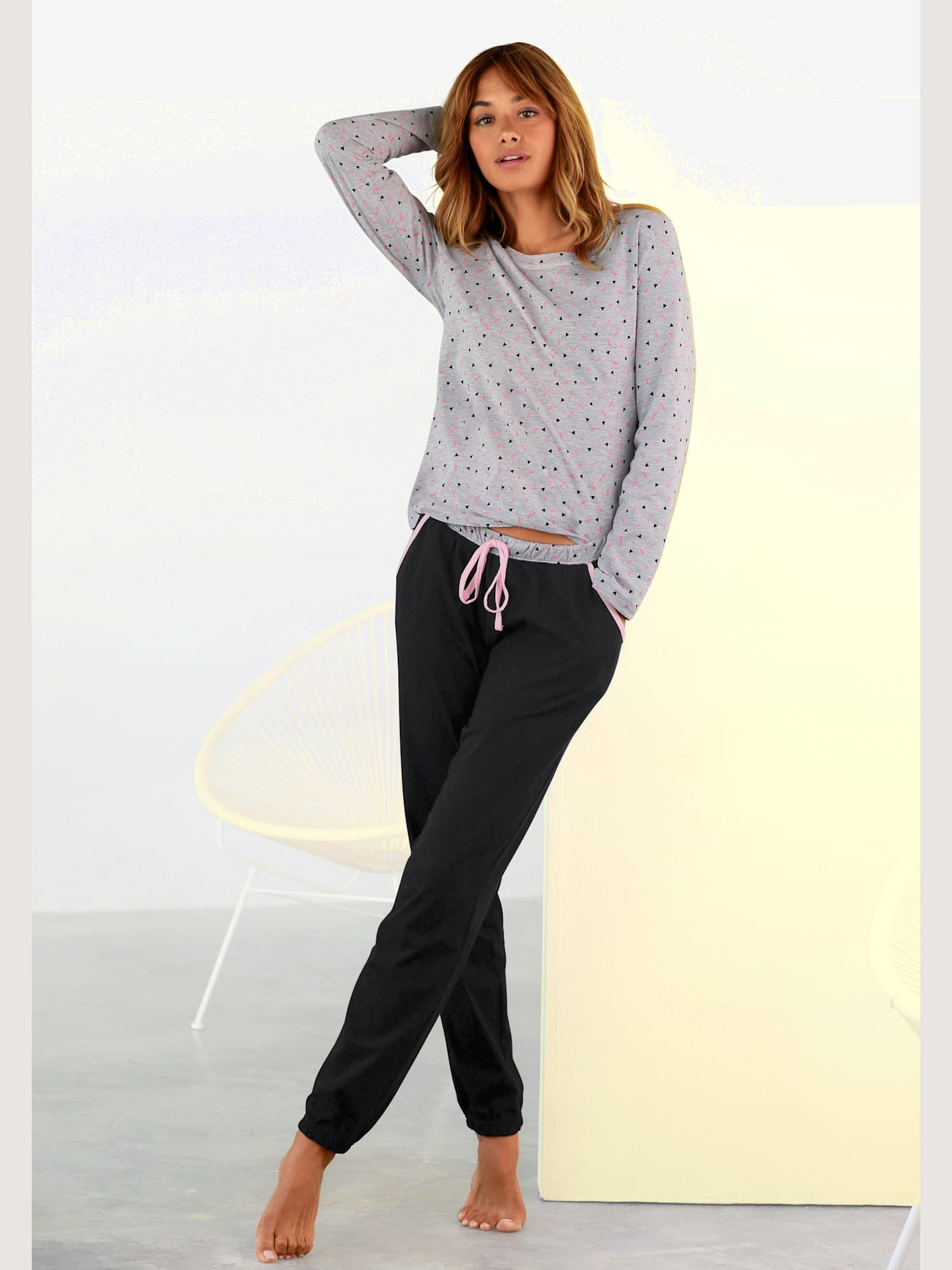 Pyjama basique imprimé