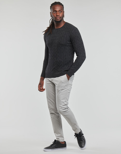 Polo Ralph Lauren - S224SC03-LSCABLECNPP-LONG SLEEVE-PULLOVER Gris / Antracita / Dark / Granito / Hthr