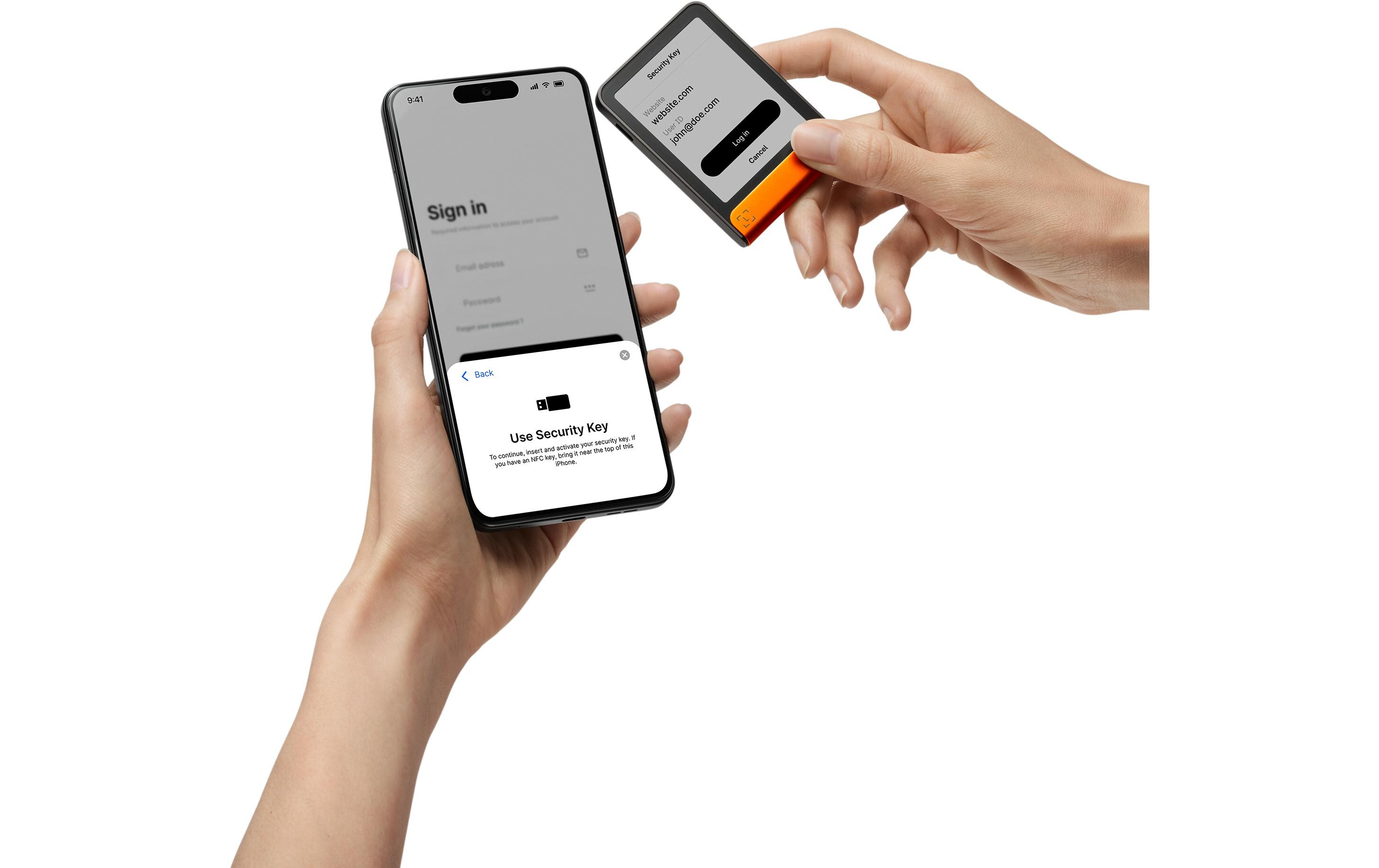 Flex Orange<br>Hardware-Wallet für Schutz digitaler Vermögenswerte inkl. Recovery Key