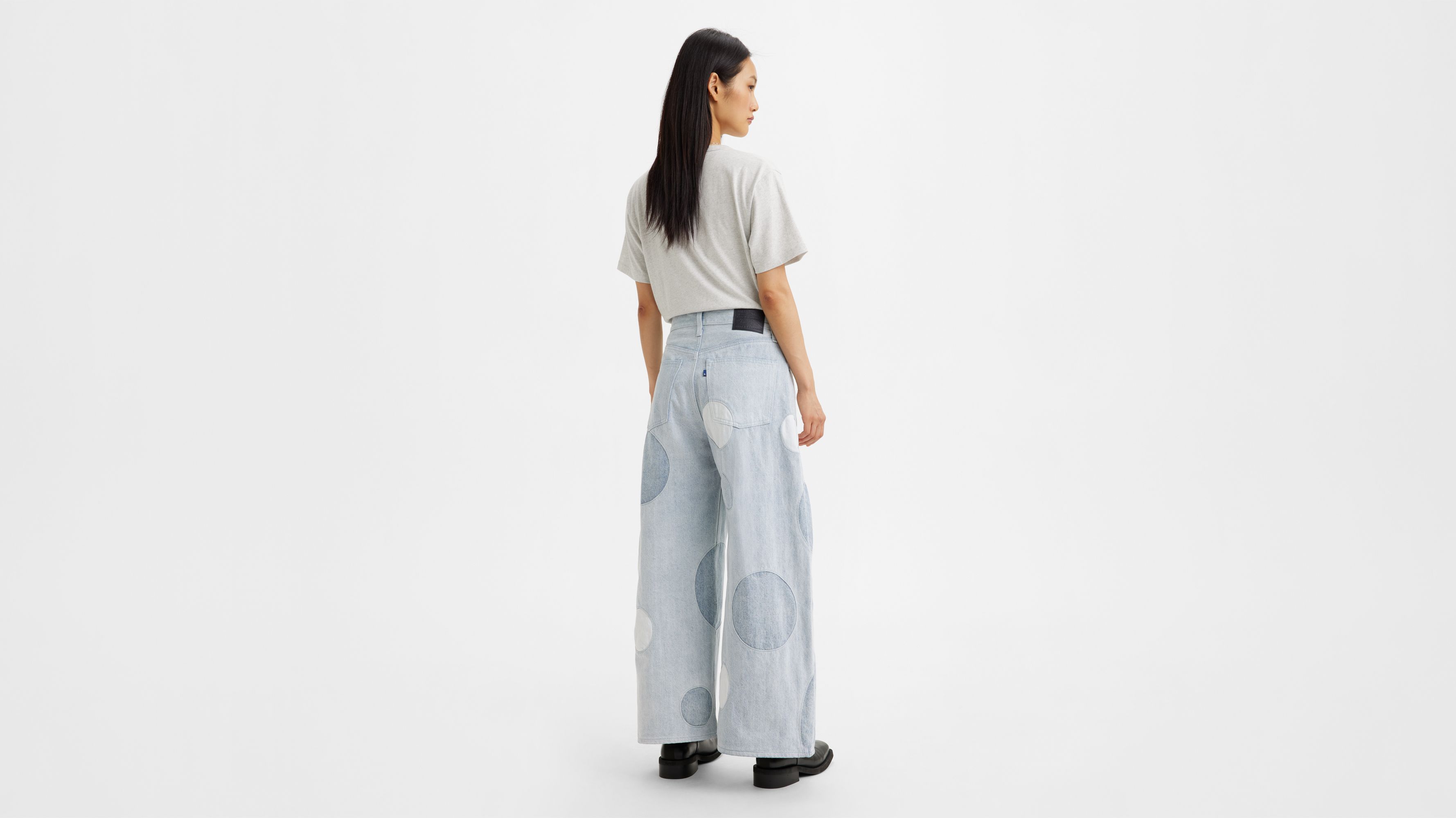 Jean Wide Barrel Levi's® Made & Crafted® - Indigo Pattern - Bleu