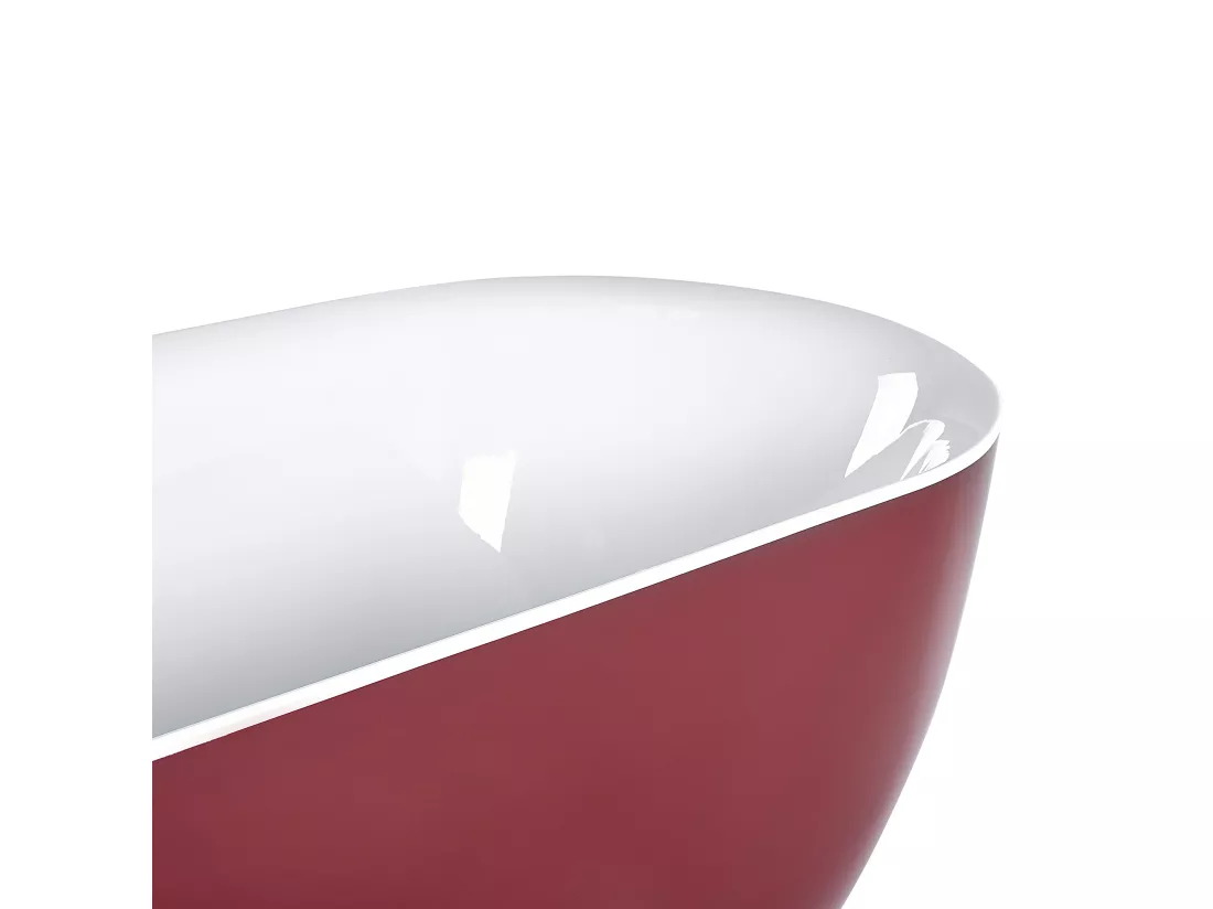 Baignoire îlot rouge bordeaux 170 x 80 cm CARRERA