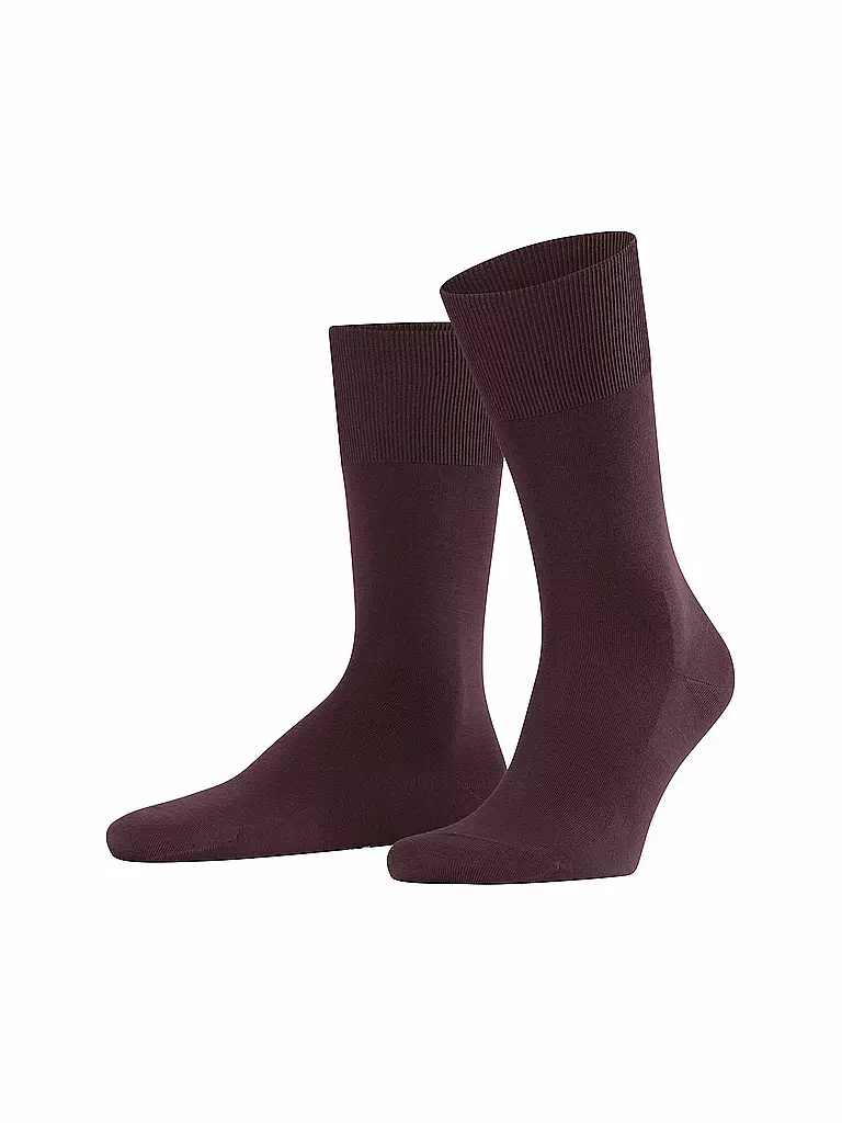 FALKE Herren Socken CLIMAWOOL barolo rot