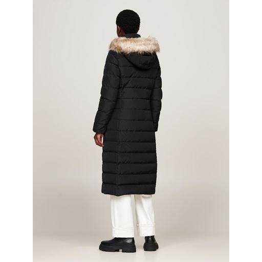 Tommy Hilfiger Heritage Down Tyra Maxi Frakke, Black, L
