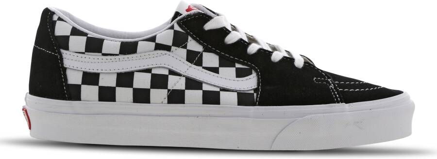 Vans Sk8-Low Schoenen Black Leer Textil 5 Foot Locker