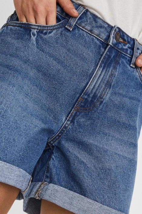 Noisy may blauwe dames korte broek