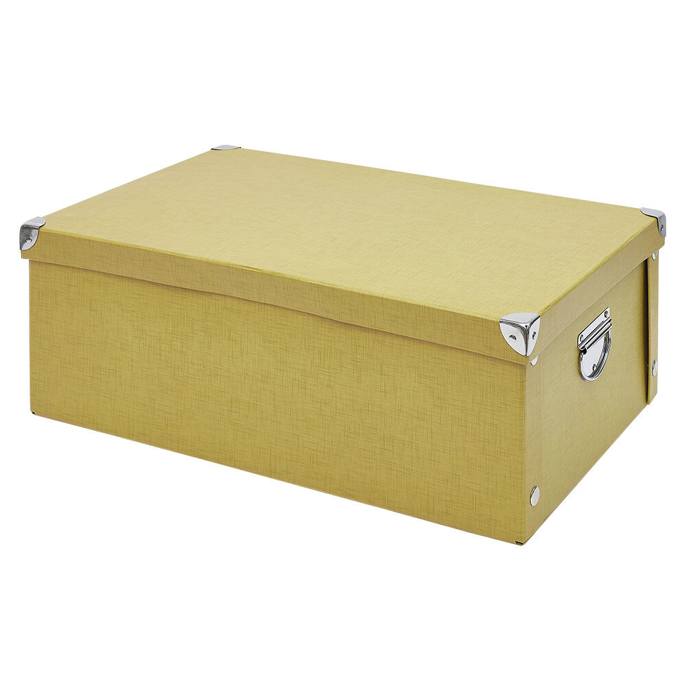 Boîte de rangement en carton  - 51x34xH18,5 cm