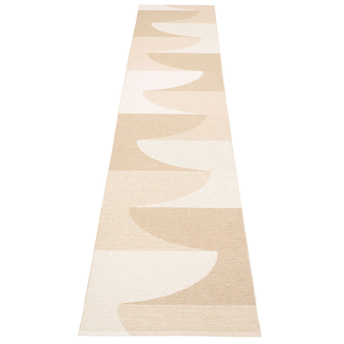 Pappelina Hill teppe 70 × 360 cm, vanilla/beige/cream