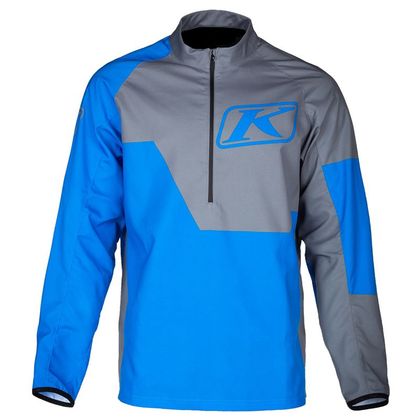 Pull KLIM REVOLT 1/4 ZIP 2023 - Gris / Bleu