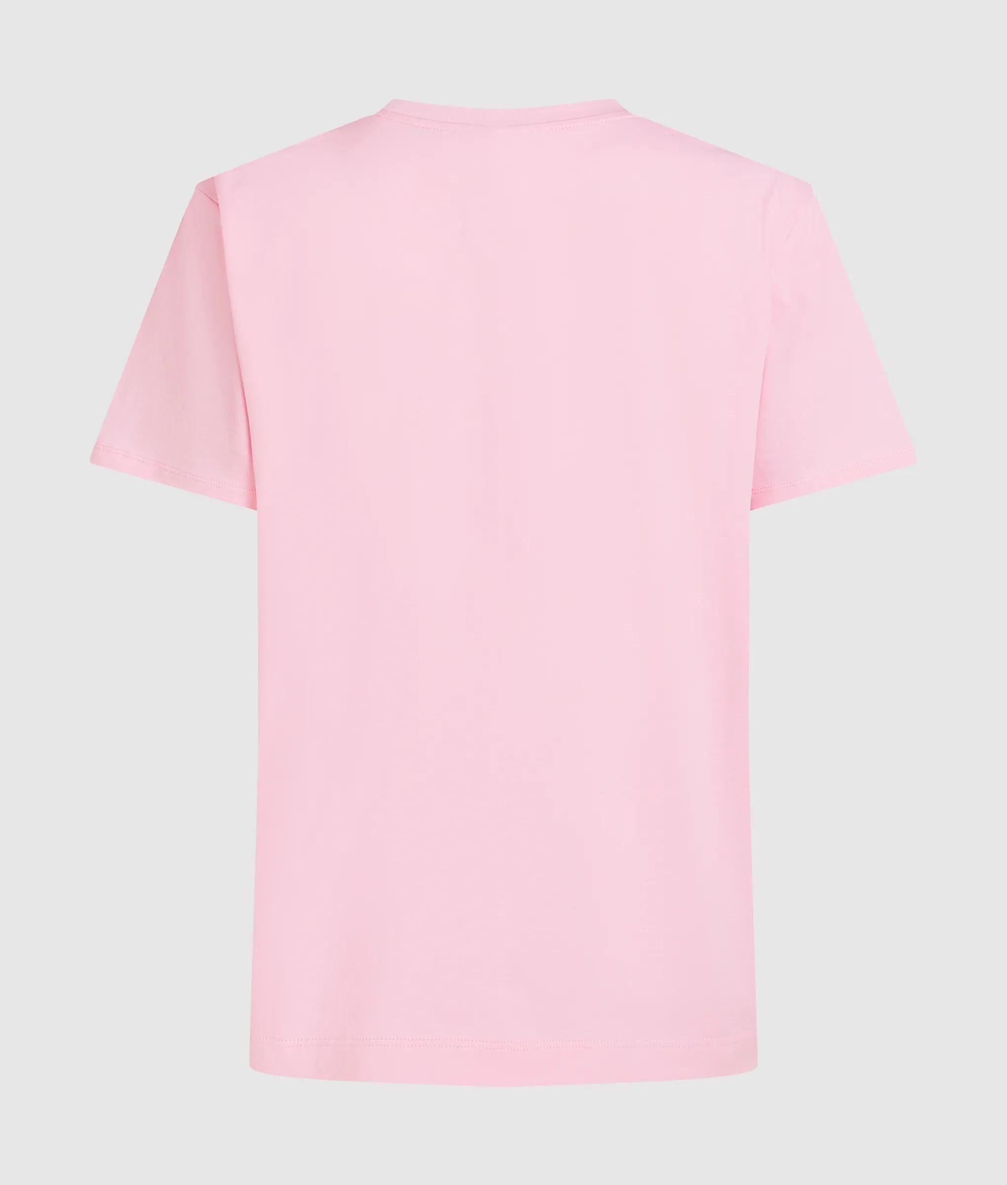 T-shirt met contourlogo