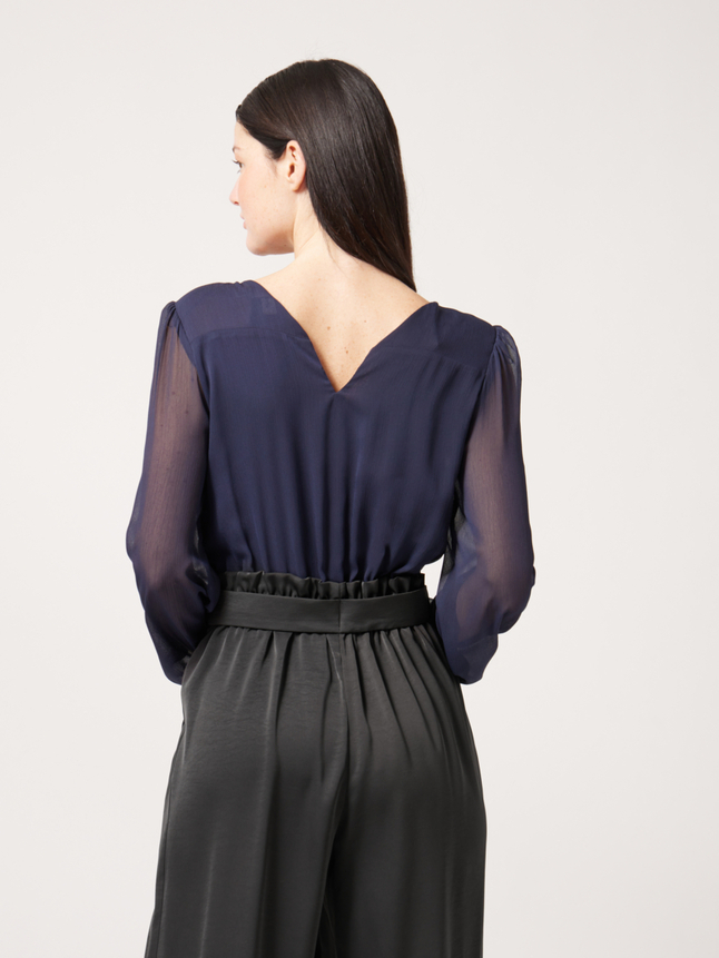 Combinaison pantalon bimatière