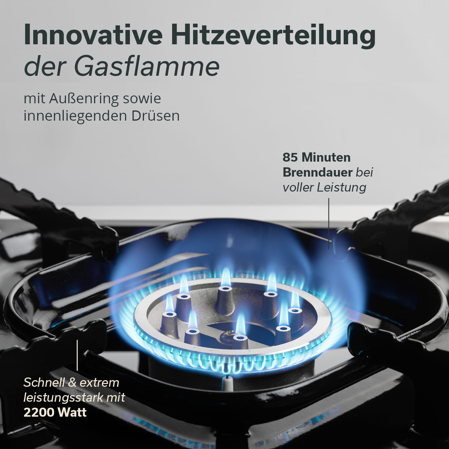 Skandika Brann 1 pits gasfornuis set