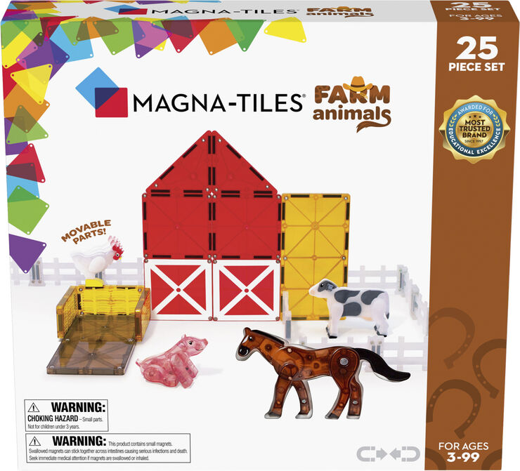Magna-Tiles Magna-Tiles farm Animals, 25 pcs
