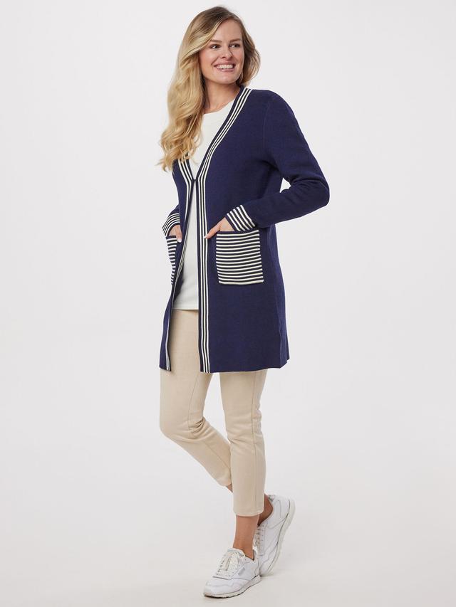 Long Cardigan mit Taschen