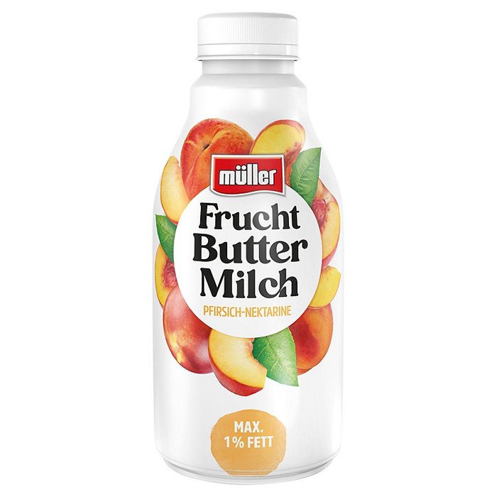 MÜLLER Fruchtbuttermilch 500 g, Pfirsich-Nektarine