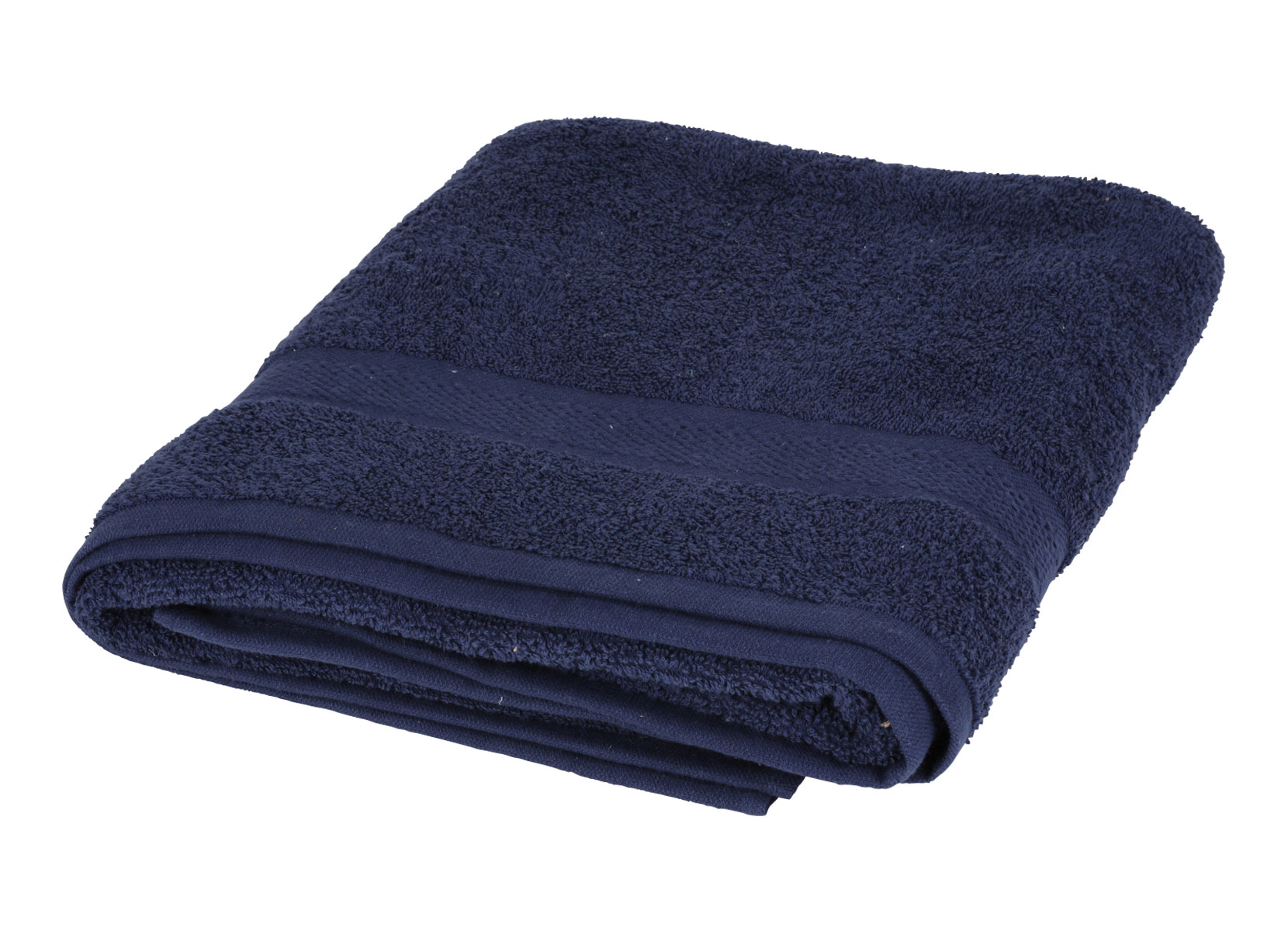 Saunatuch aus Baumwolle 100x145cm Navyblau