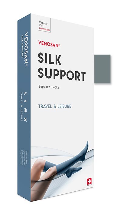 VENOSAN A-D Support Socks M silver 1 Paar