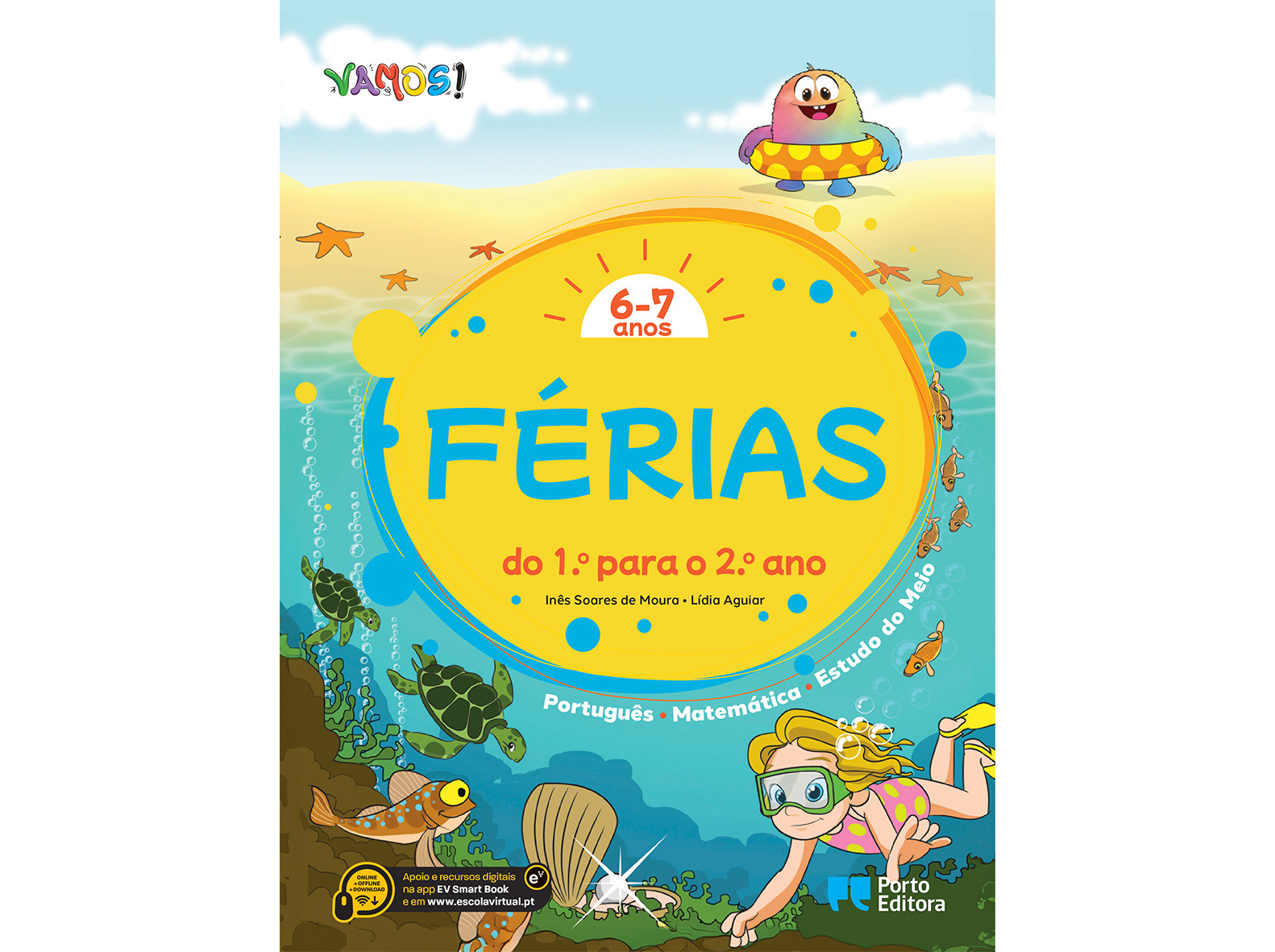 LIVRO VAMOS! - FÉRIAS - 6-7 ANOS - DO 1.º PARA O 2.º ANO