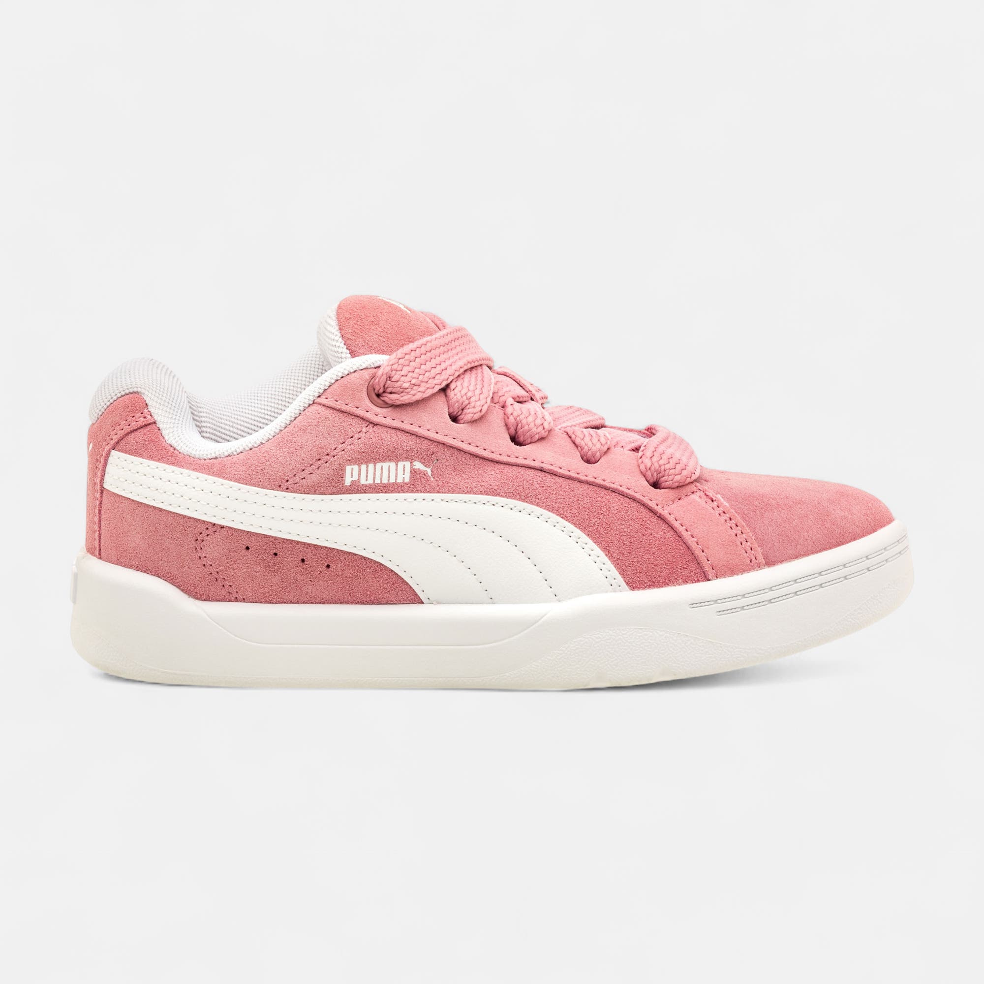 Sneakers Fille en cuir rose