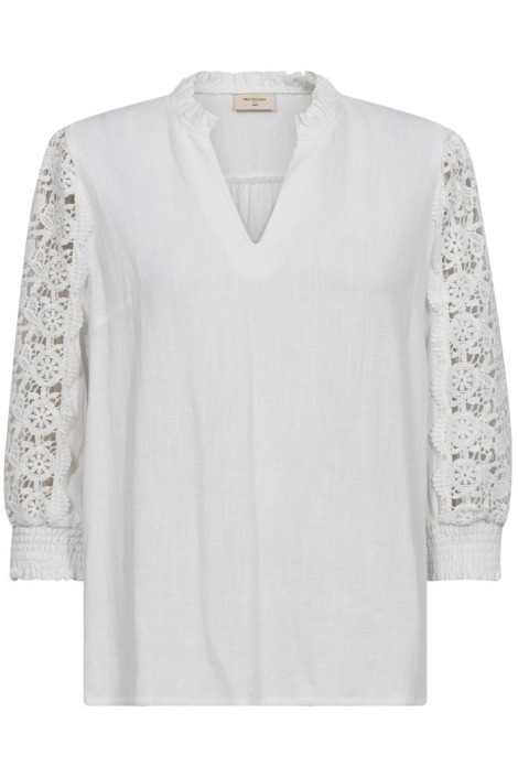 Freequent witte dames blouse