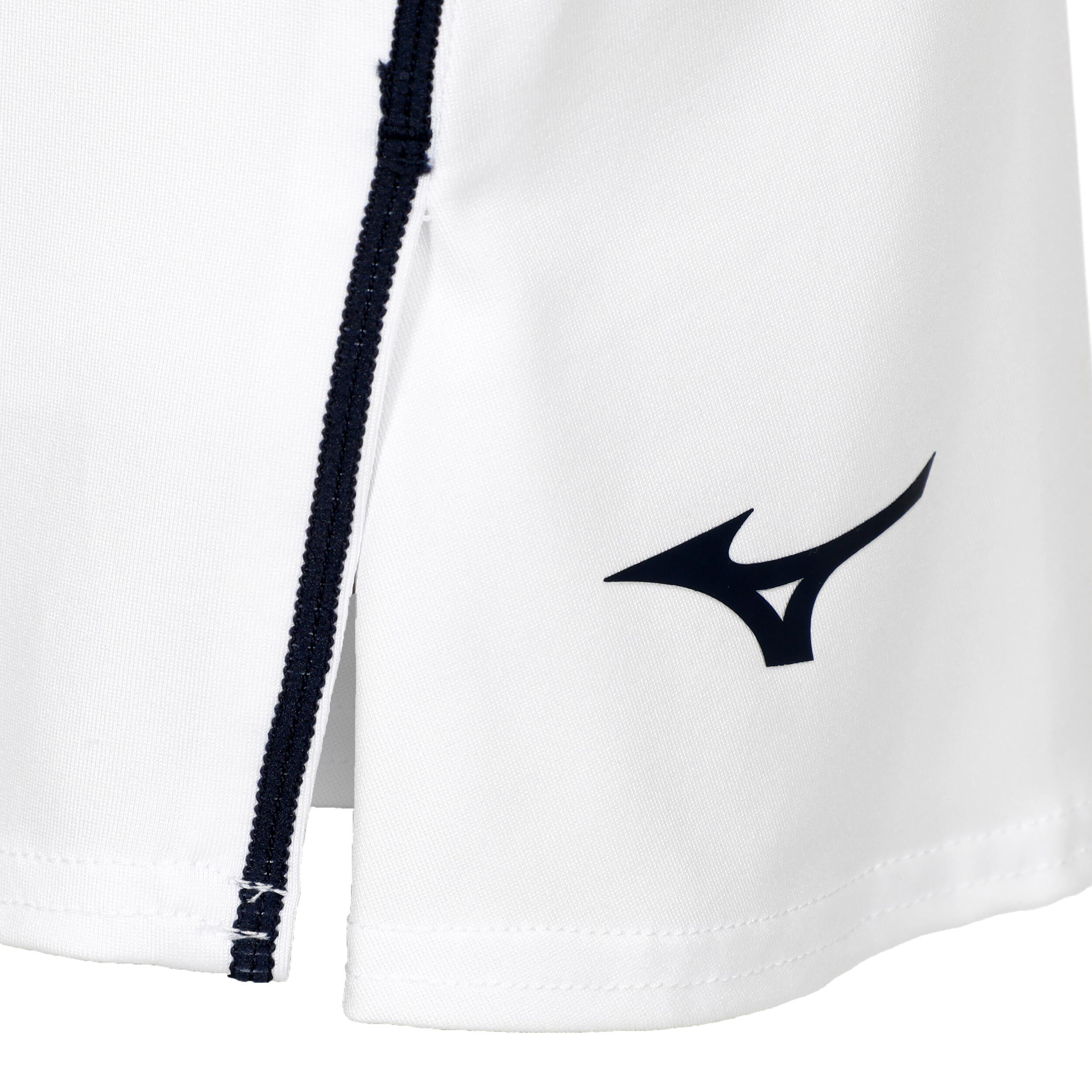 Mizuno Hex Rect Jupe Femmes - Blanc , Bleu Foncé