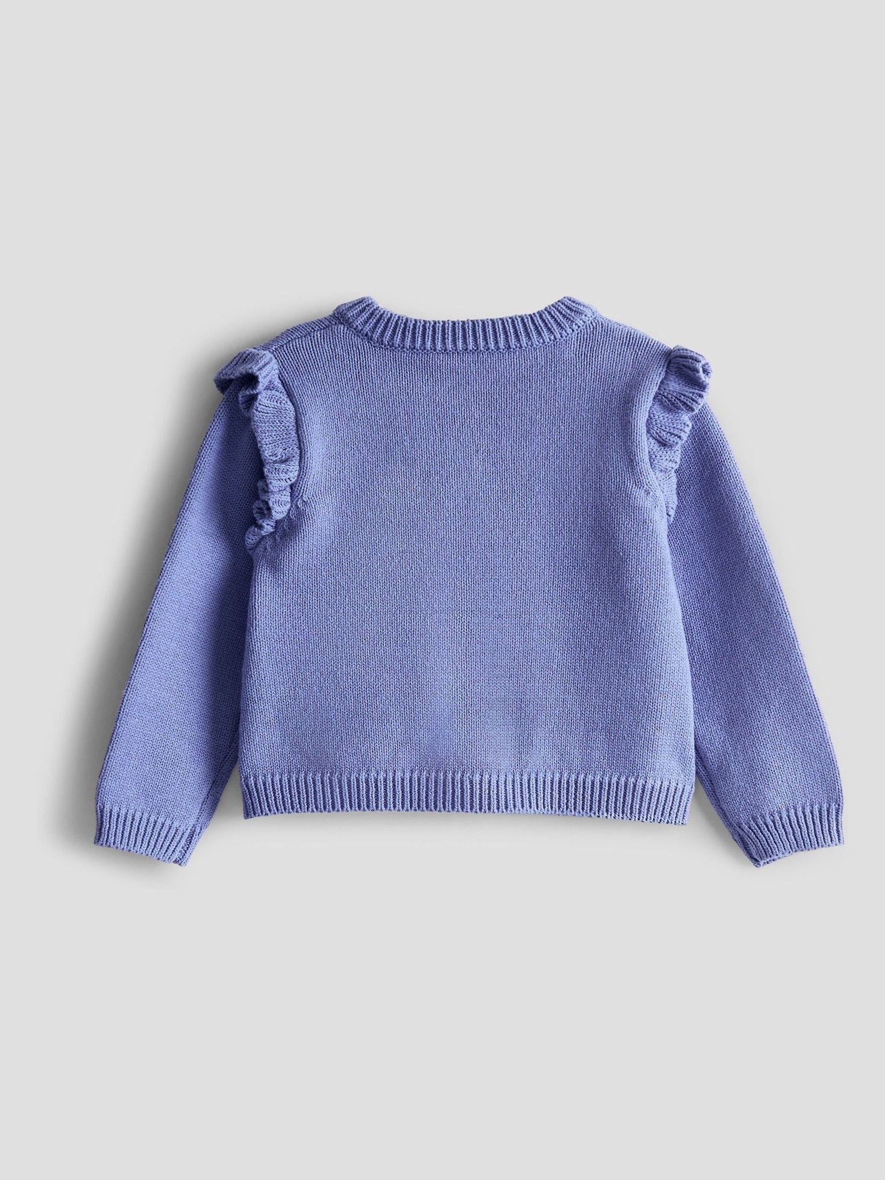 JoJo Maman Bébé vest met applicatie en ruches op de schouders