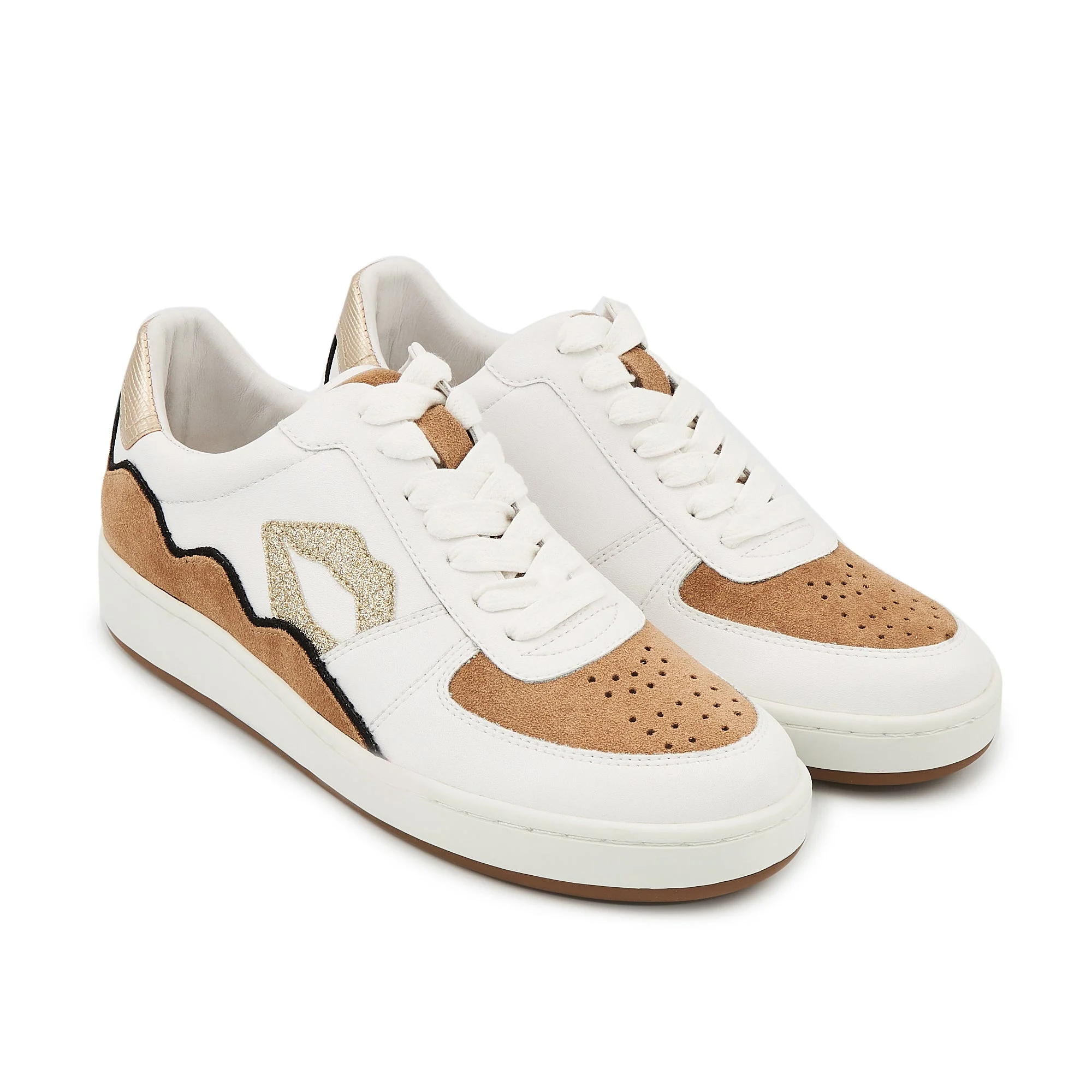 LOULOUSUEDE - Sneakers en cuir | Doré