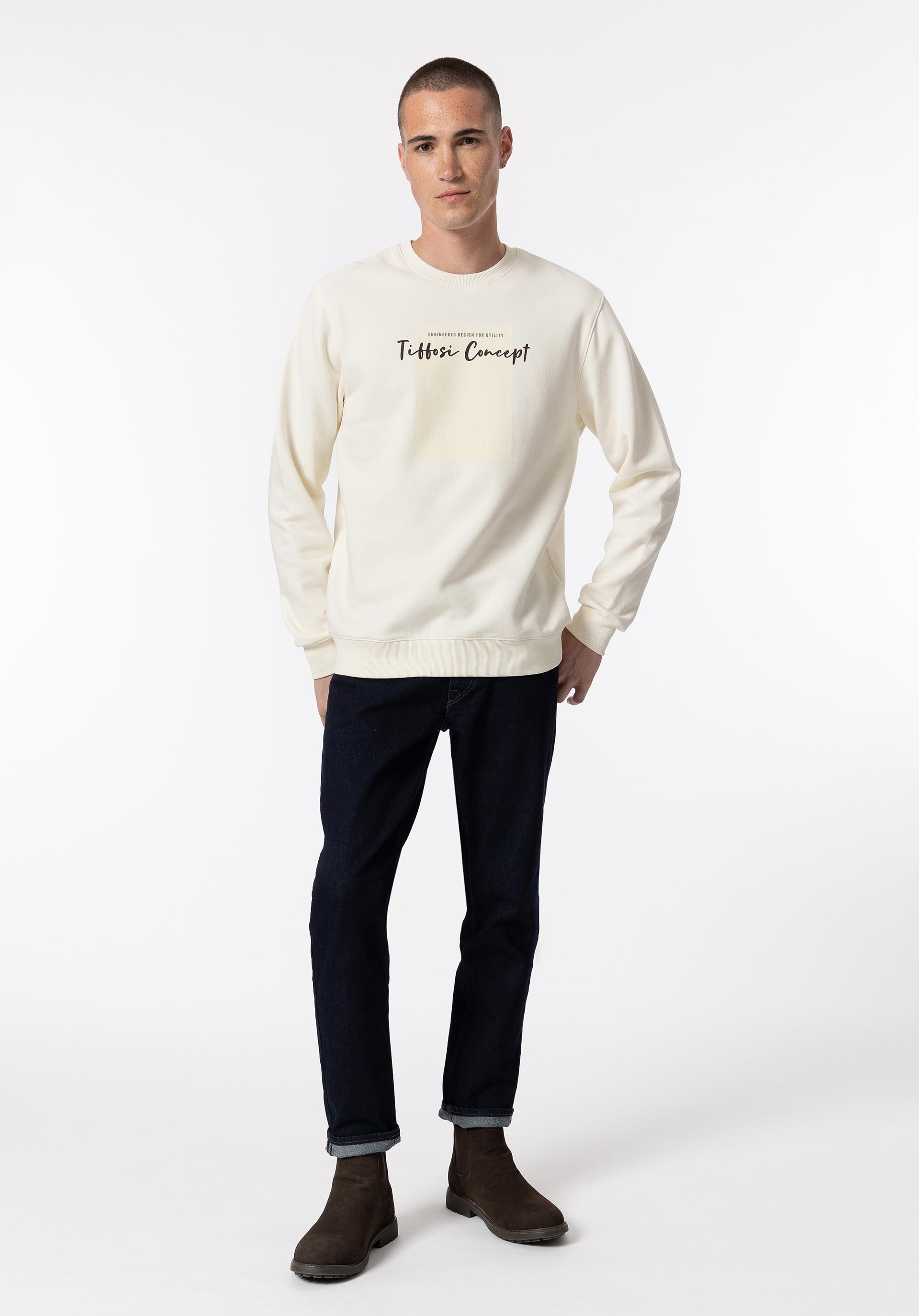 Sweatshirt com Estampado Frontal