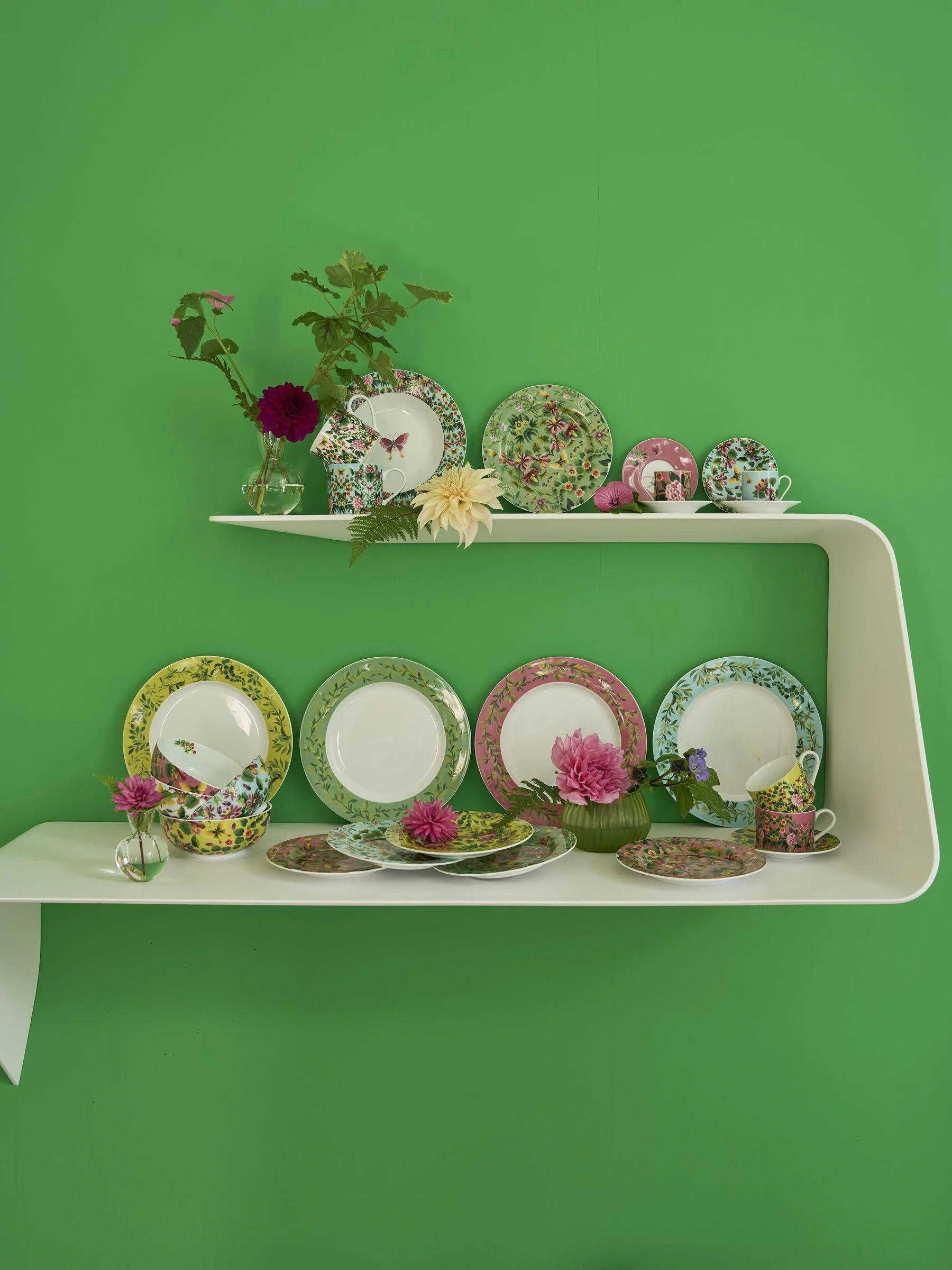 Designers Guild - Ikebana - 4 espressokopjes en -schotels