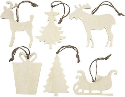 Creativ Company Hobbysett Juleoppheng Jul 6-pack