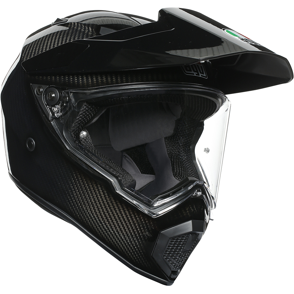 AGV - Casque AX9 Mono Noir Brillant