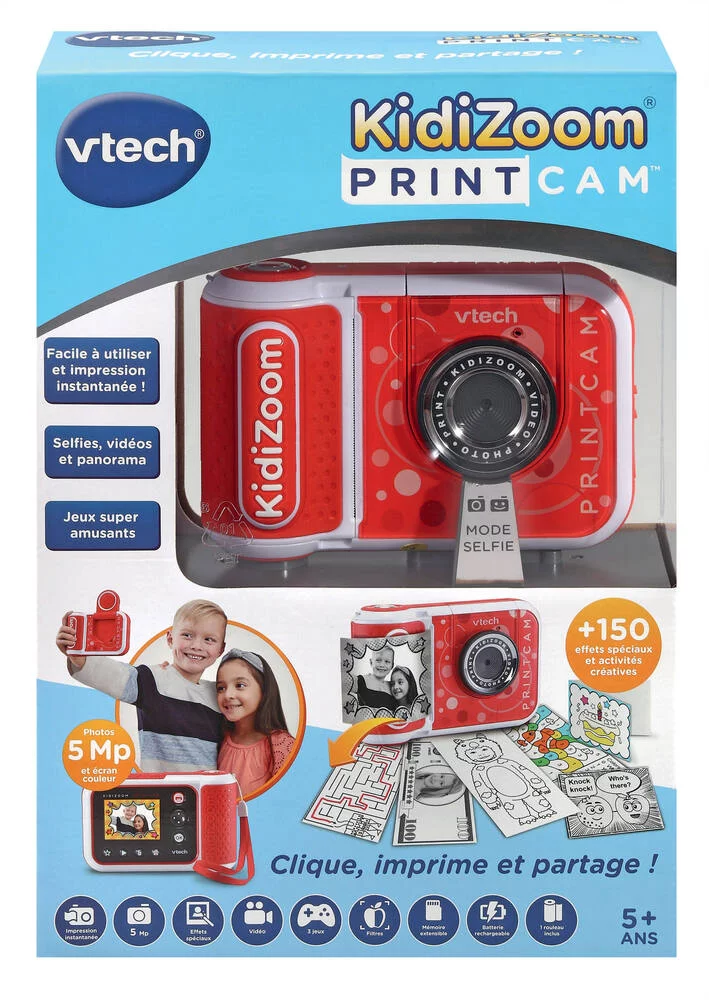 KIDIZOOM PRINT CAM ROUGE