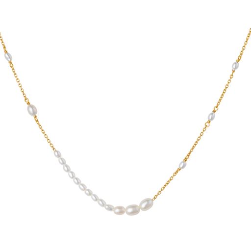 byBiehl Aura Flow Halskæde, Guld, 45 cm