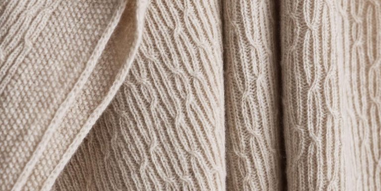 Bolia Plover plaid 140x190 zwaar creme