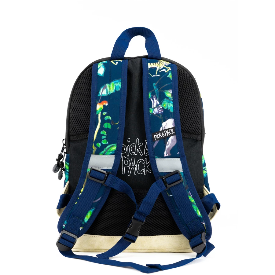 Pick & Pack Rucksack Happy Jungle M dunkelblau